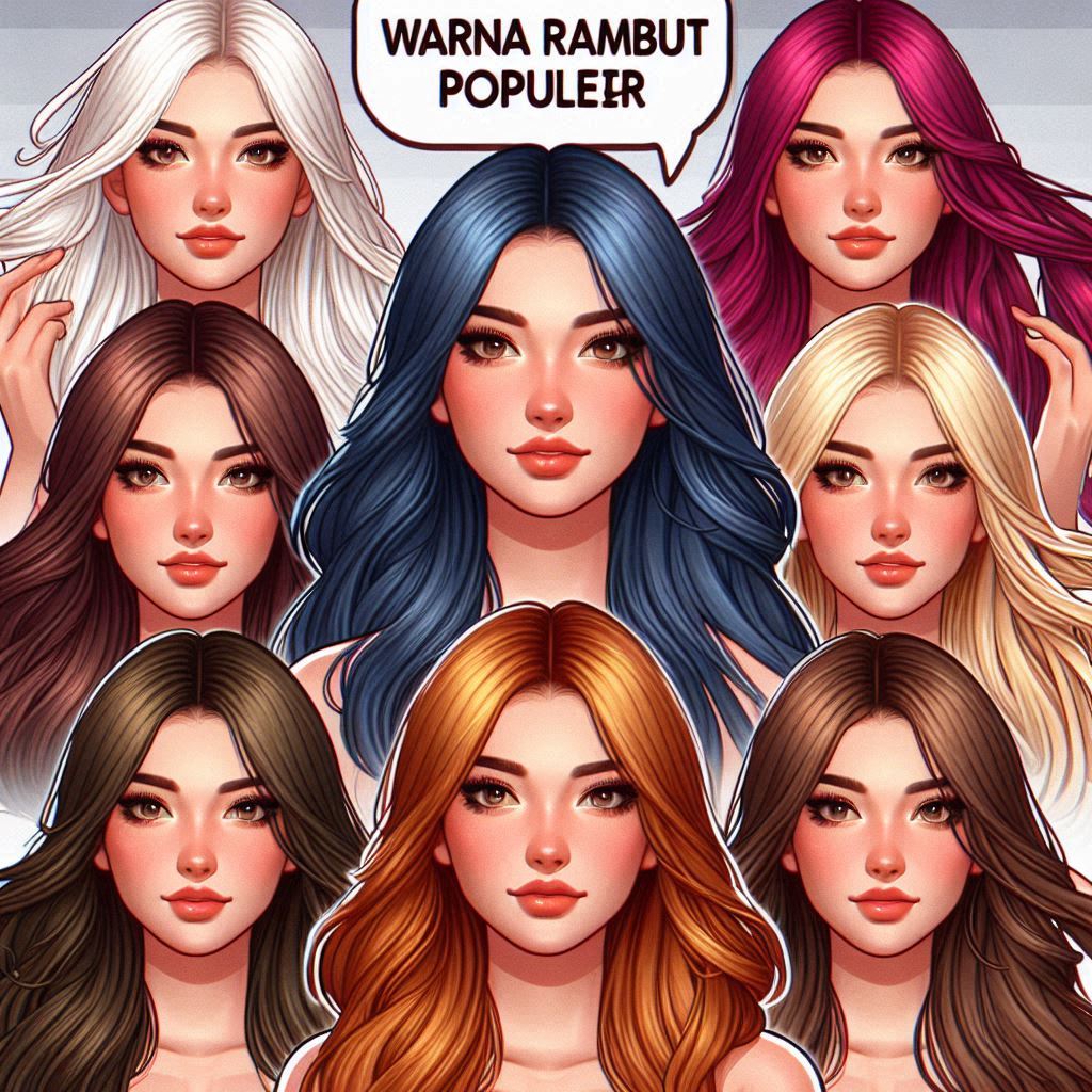 Warna Rambut Populer: Tren Terkini untuk Tampil Menawan